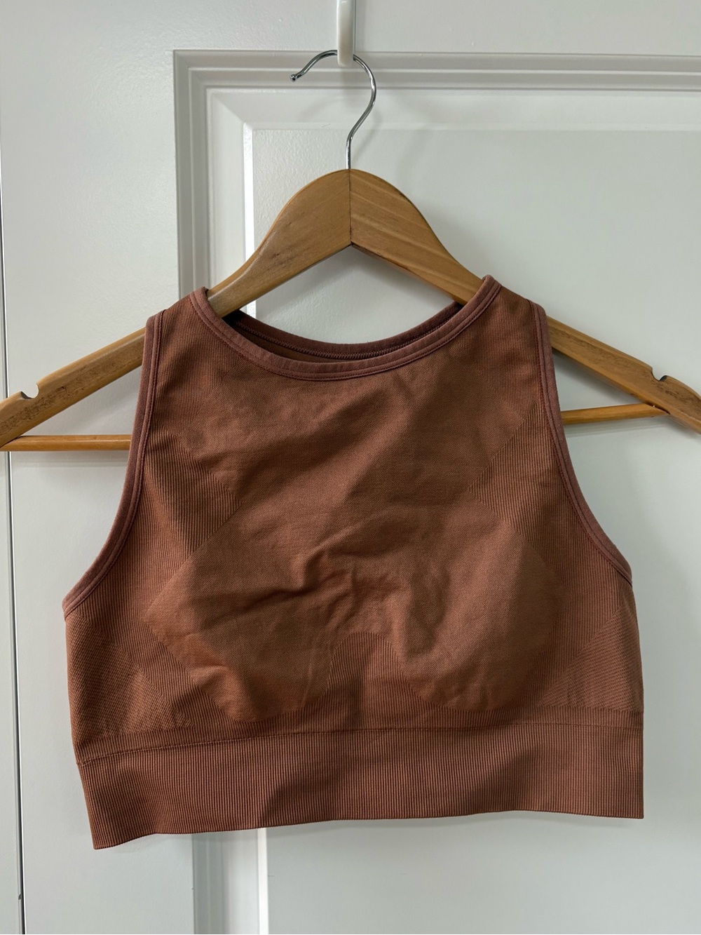 Knix High-Neck Sports Bra Crop Tank Top Racerback